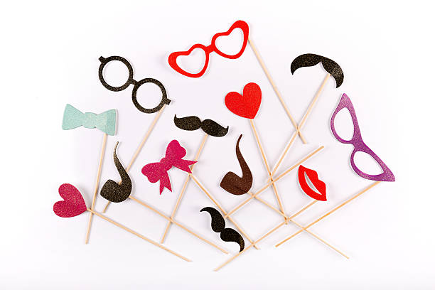 istock carnival party accessories on white background 625220250