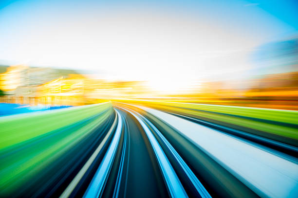 istock Speed motion in urban highway road tunnel 625220876