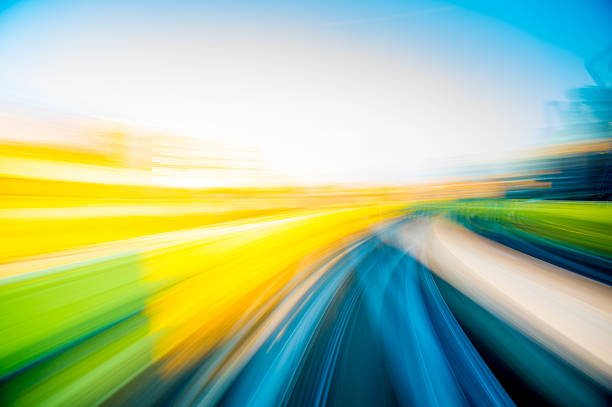 istock Speed motion in urban highway road tunnel 625221062
