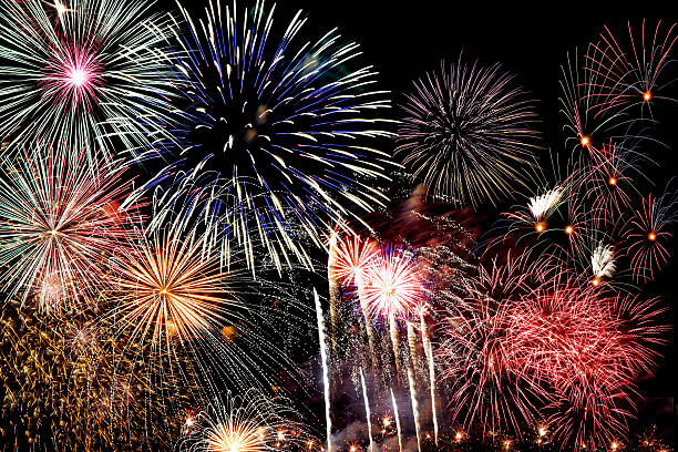 istock Fireworks light up the sky with dazzling display 625221918