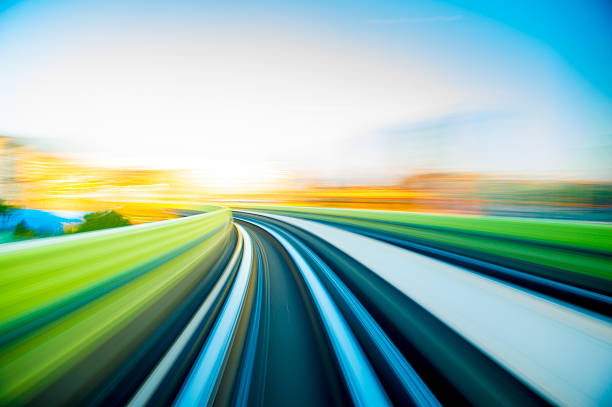 istock Speed motion in urban highway road tunnel 625230518