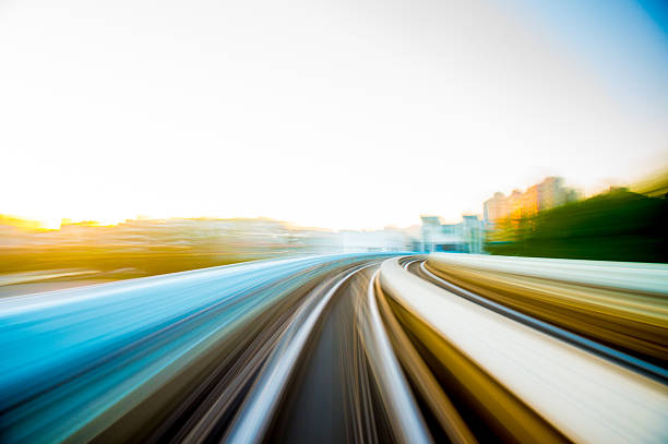 Speed motion in urban highway road tunnel