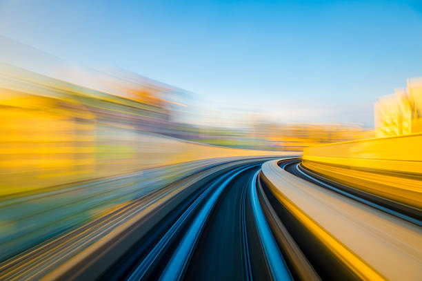 istock Speed motion in urban highway road tunnel 625231426