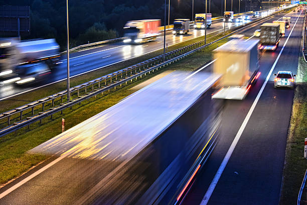 istock Four lane controlled-access highway in Poland 625231846