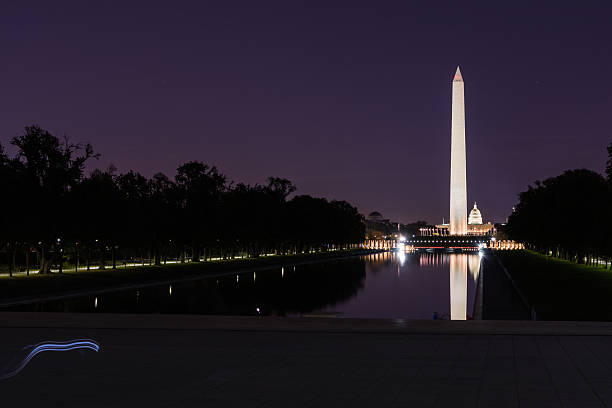 istock Washington Monument National Mall Reflecting Pool Night Contrast 625232494
