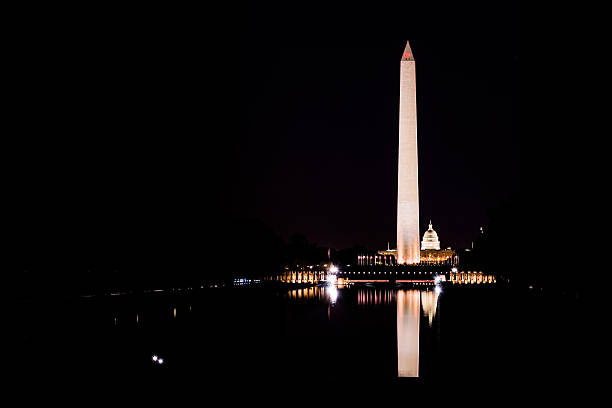 istock Washington Monument National Mall Reflecting Pool Night Contrast 625232516