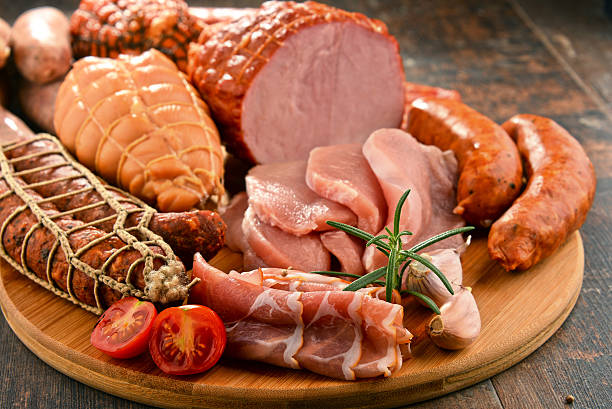 istock Meat products including ham and sausages 625232858