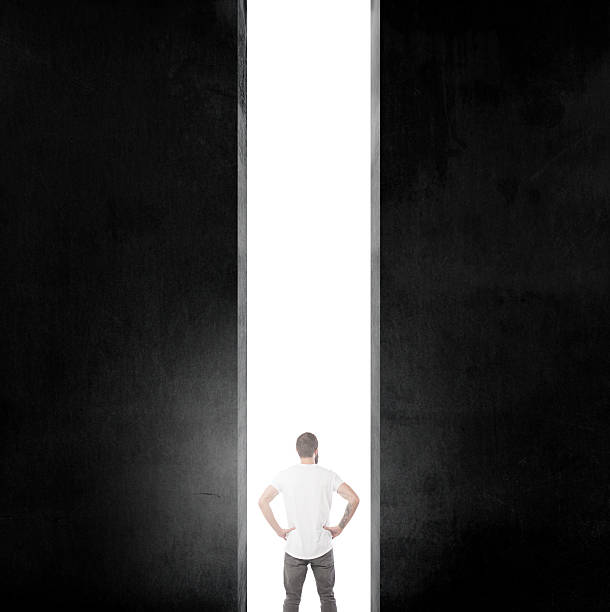 istock man opening new opportunities 625235388
