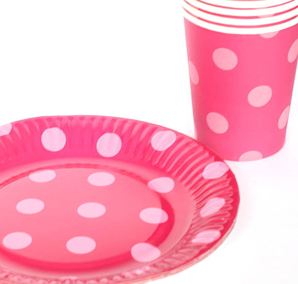 istock Colorful Cardboard Cups and Plates 625236898