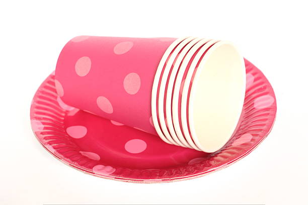 istock Colorful Cardboard Cups and Plates 625236996