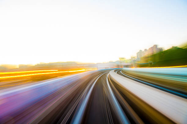 istock Speed motion in urban highway road tunnel 625238902