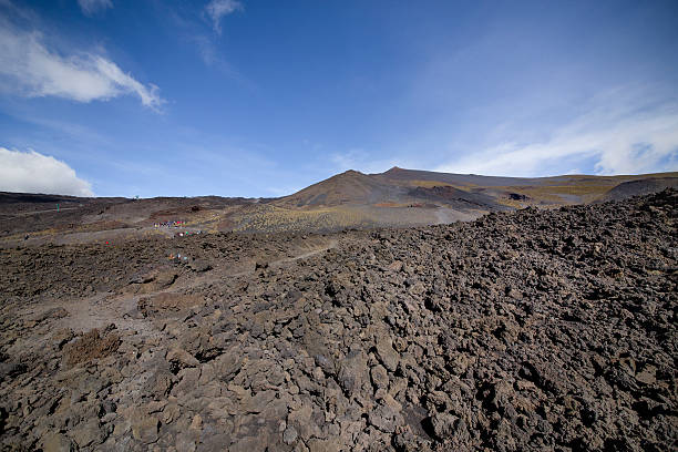 Cratère de l’Etna et paysage volcanique autour de l’Etna, Sicile - Photo