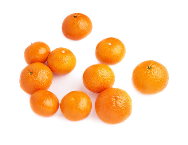 istock Surface covered with multiple ripe fresh juicy tangerines, composition isolated 625239258