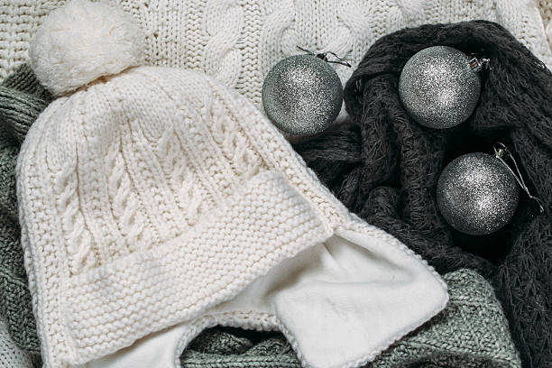 istock Christmas decoration on warm clothes. 625240642
