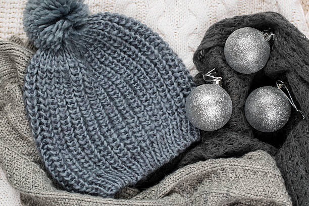 istock Christmas decoration on warm clothes. 625240684