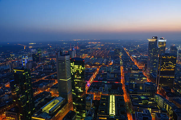 istock Aerial view of Frankfurt 625242378