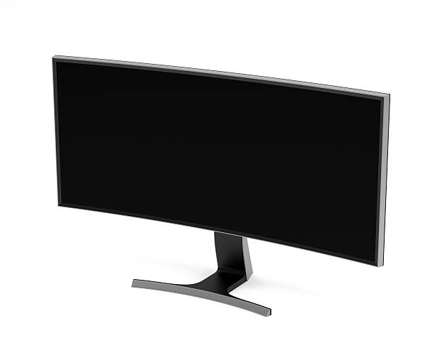 istock Ultra Widescreen LED-Lit PC Monitor Isolated On White Background 625242634