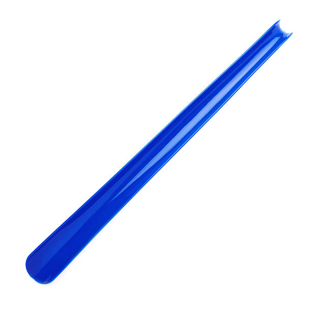 istock Blue shoehorn isolated over the white background 625269124