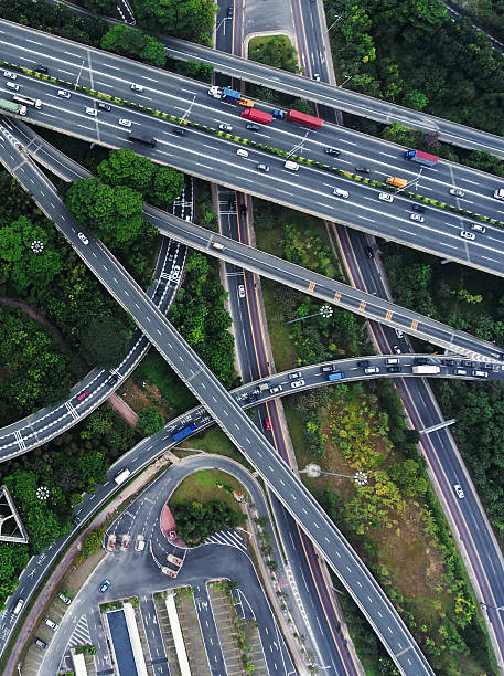 istock Aerial highway junction 625269978