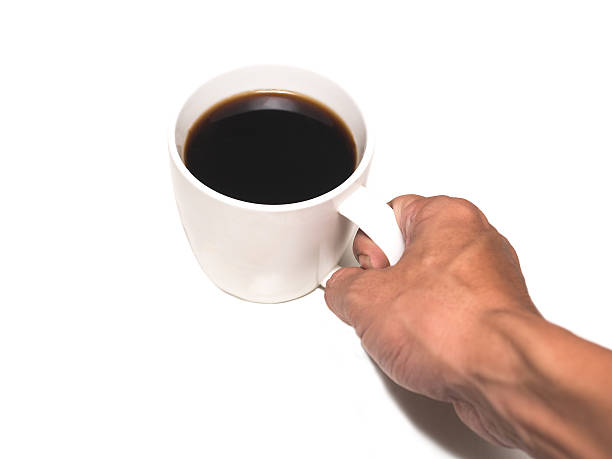 istock americano coffee cup with someone hand hold it 625272716
