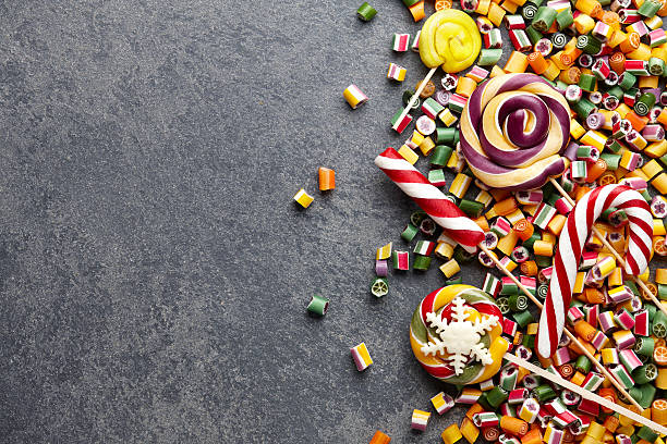 istock Lollipops and candies mix 625280122