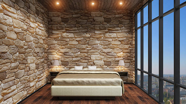 istock The modern design of the bedrooms. 3d rendering 625281116