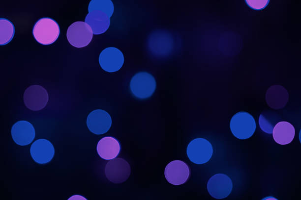 istock Defocused Bokeh Background of blue Fairy Light String 625281196