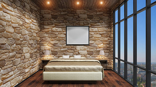 istock The modern design of the bedrooms. 3d rendering 625281216