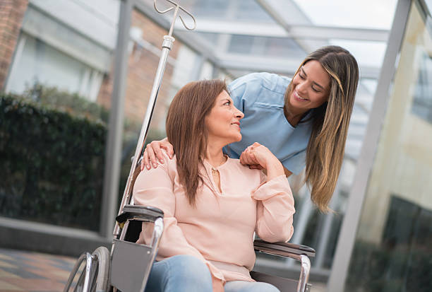 istock Disabled patient at the hospital 625281834