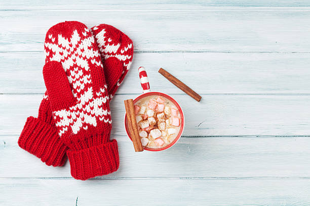 istock Mittens and hot chocolate with marshmallow 625281914