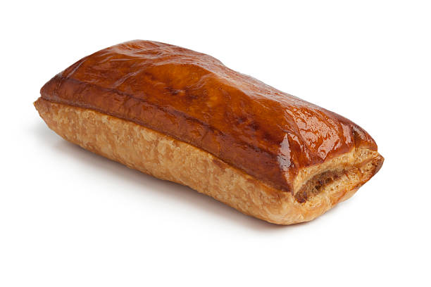 istock Fresh baked whole sausage roll 625282196