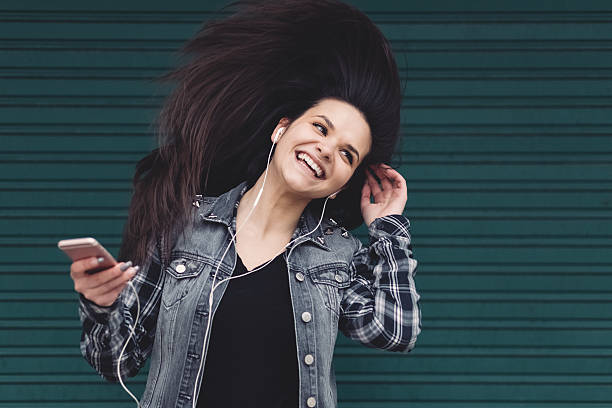 istock Happy woman tossing hair 625282642