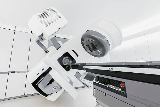 Medical linear accelerator Medical linear accelerator in the therapeutic oncology radiotherapy stock pictures, royalty-free photos & images