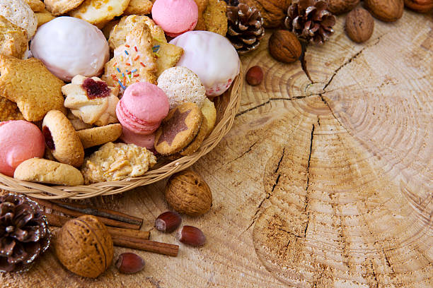 istock Christmas cookies in the plate. 625284370