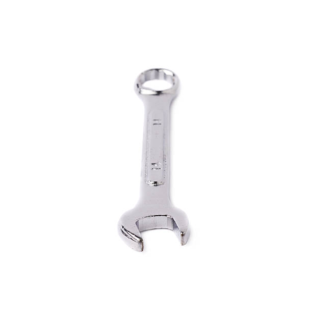 istock Wrench metal instrument isolated over white background 625284844