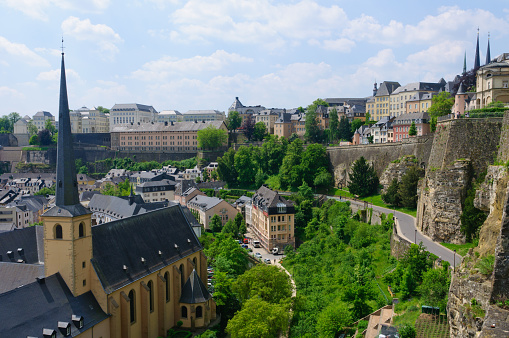 View over Luxembourg