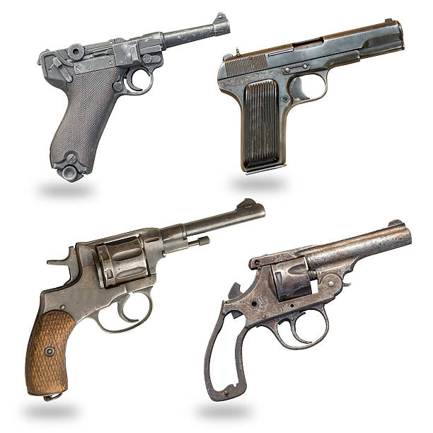 istock set of pistols isolated on white background 625299332