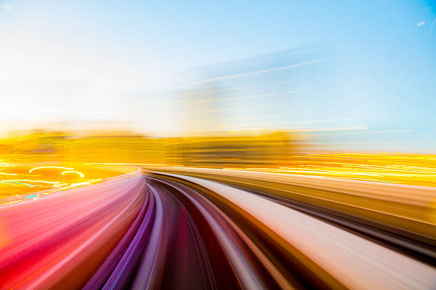istock Speed motion in urban highway road tunnel 625299470