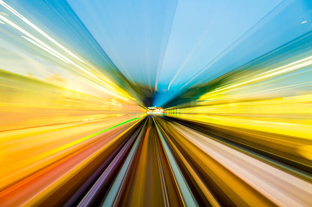 istock Speed motion in urban highway road tunnel 625299898
