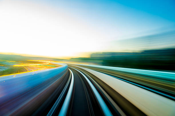 istock Speed motion in urban highway road tunnel 625300120