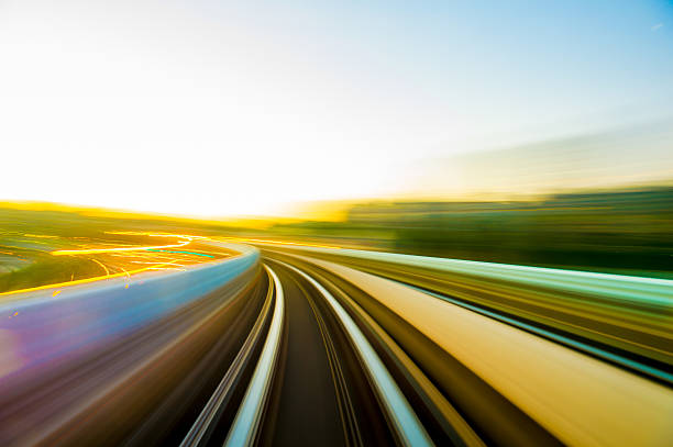 istock Speed motion in urban highway road tunnel 625300200