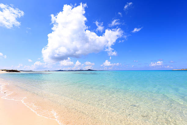 istock Beautiful beach in Okinawa 625303302