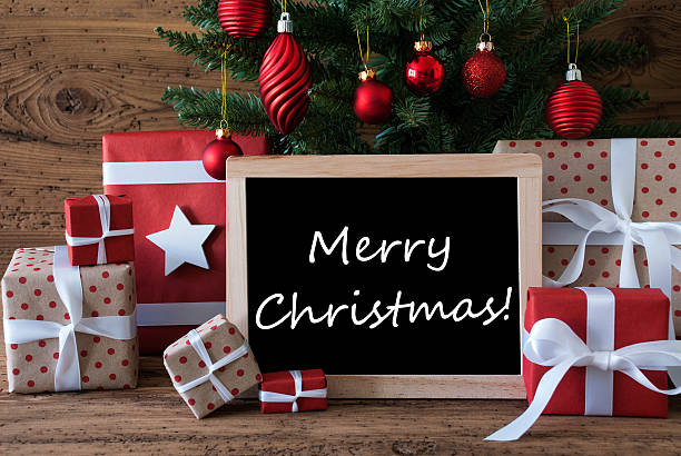 istock Colorful Tree, Text Merry Christmas 625310172