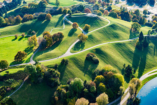 istock high angle view ways and lake 625314760
