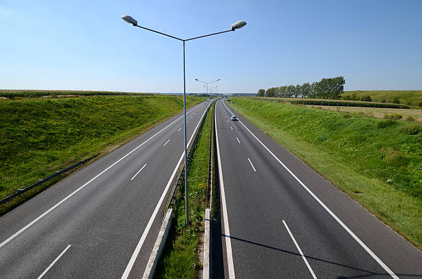 istock Highway A4 near Gliwice in Poland 625334092