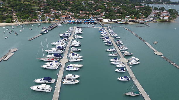 ilhabela - sp yacht club ilhabela - sao paulo south america marina southeastern region imagens e fotografias de stock