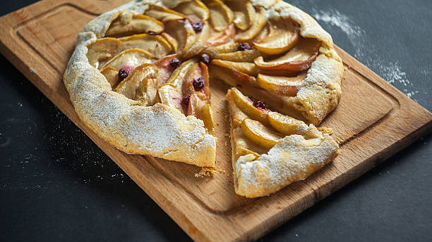 istock Homemade Galette Pie with Apples and Cranberries 625354646