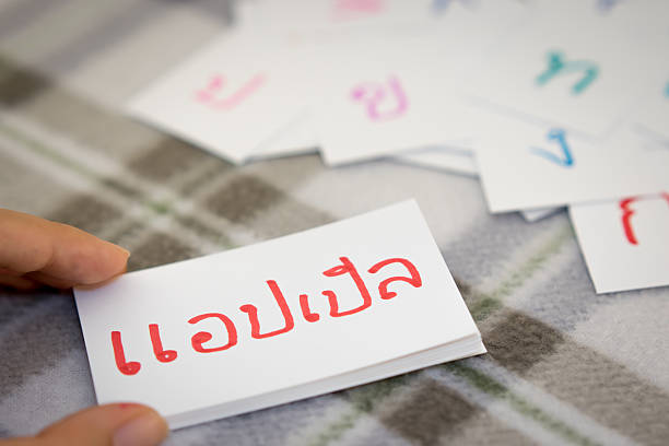 istock Thai; Learning the New Word with the Alphabet Cards 625354808