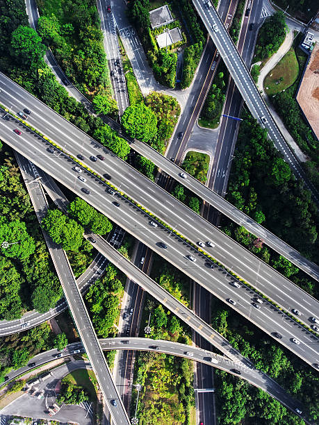 istock Aerial highway junction 625357958