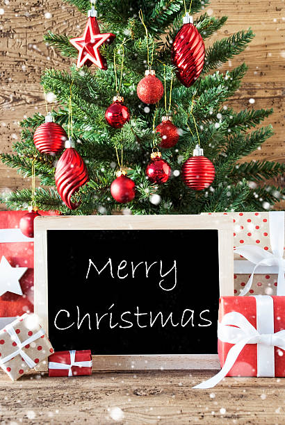 istock Colorful Tree With Snowflakes, Merry Christmas 625372848
